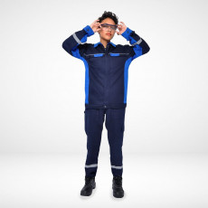 Mavi İşçi Kostyumu - Modamer UniformaSsatışı| Keyfiyyətli və Rahat İş Geyimleri