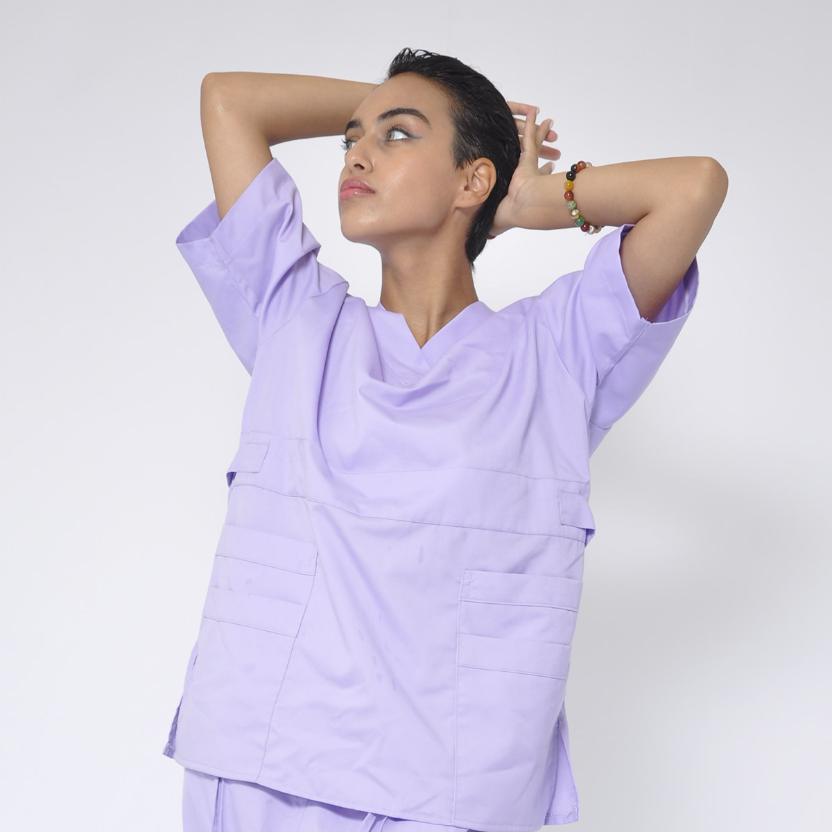 Kısa kol Hemşire üniforması