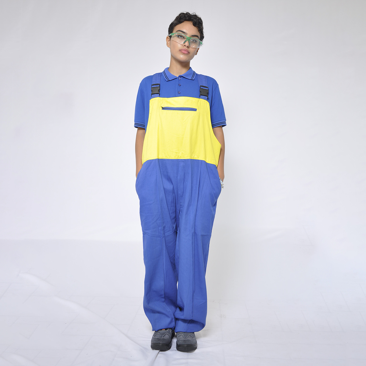 İki renkli kombinezon