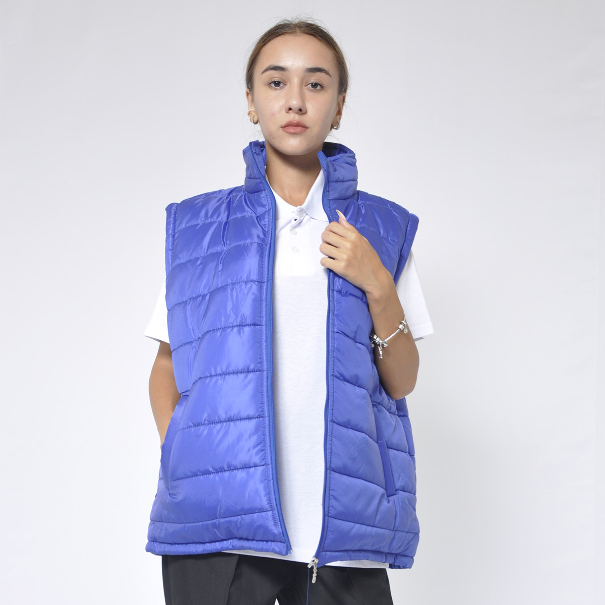Blue work vest