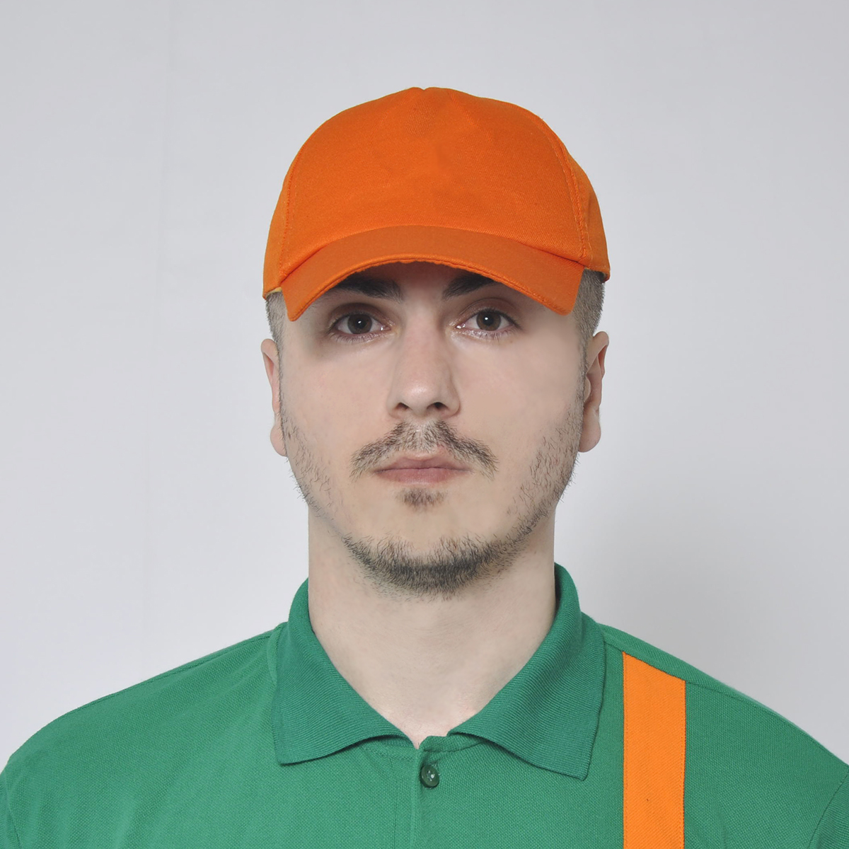 Turuncu pamuklu şapka