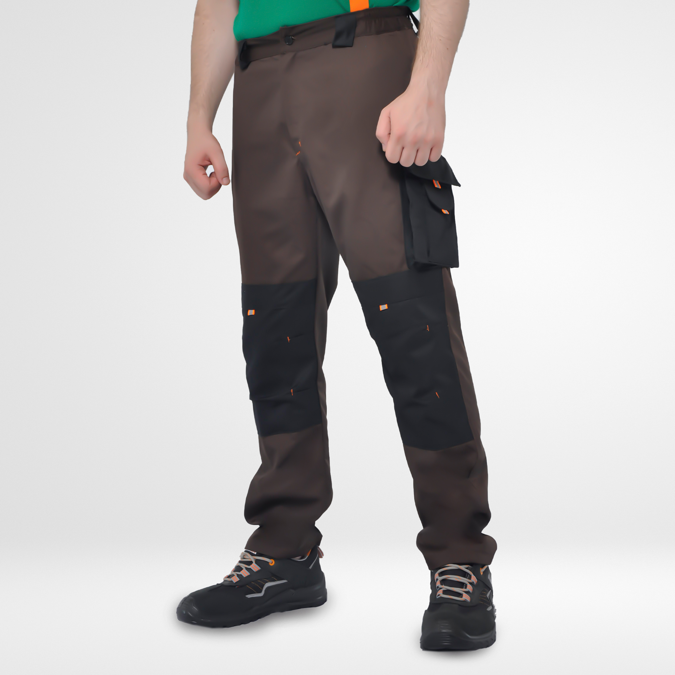 Brown work pants