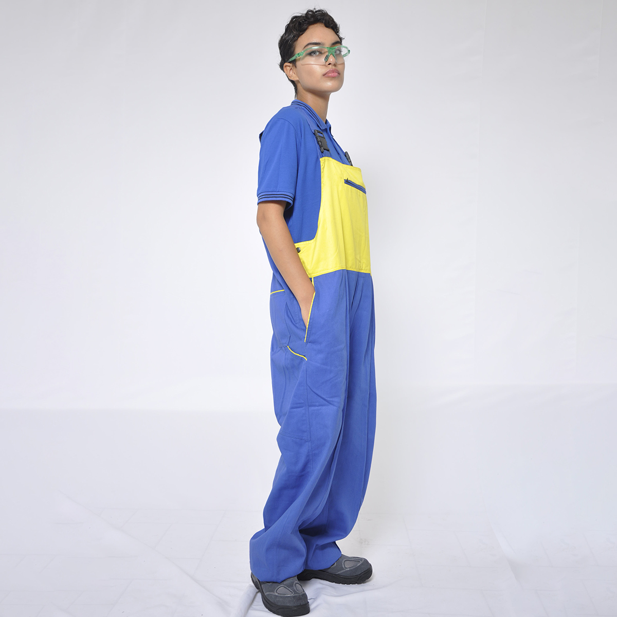 İki renkli kombinezon