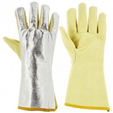 S2TKTKA/15 LEATHER ALUMINUM HEAT RESISTANT GLOVES