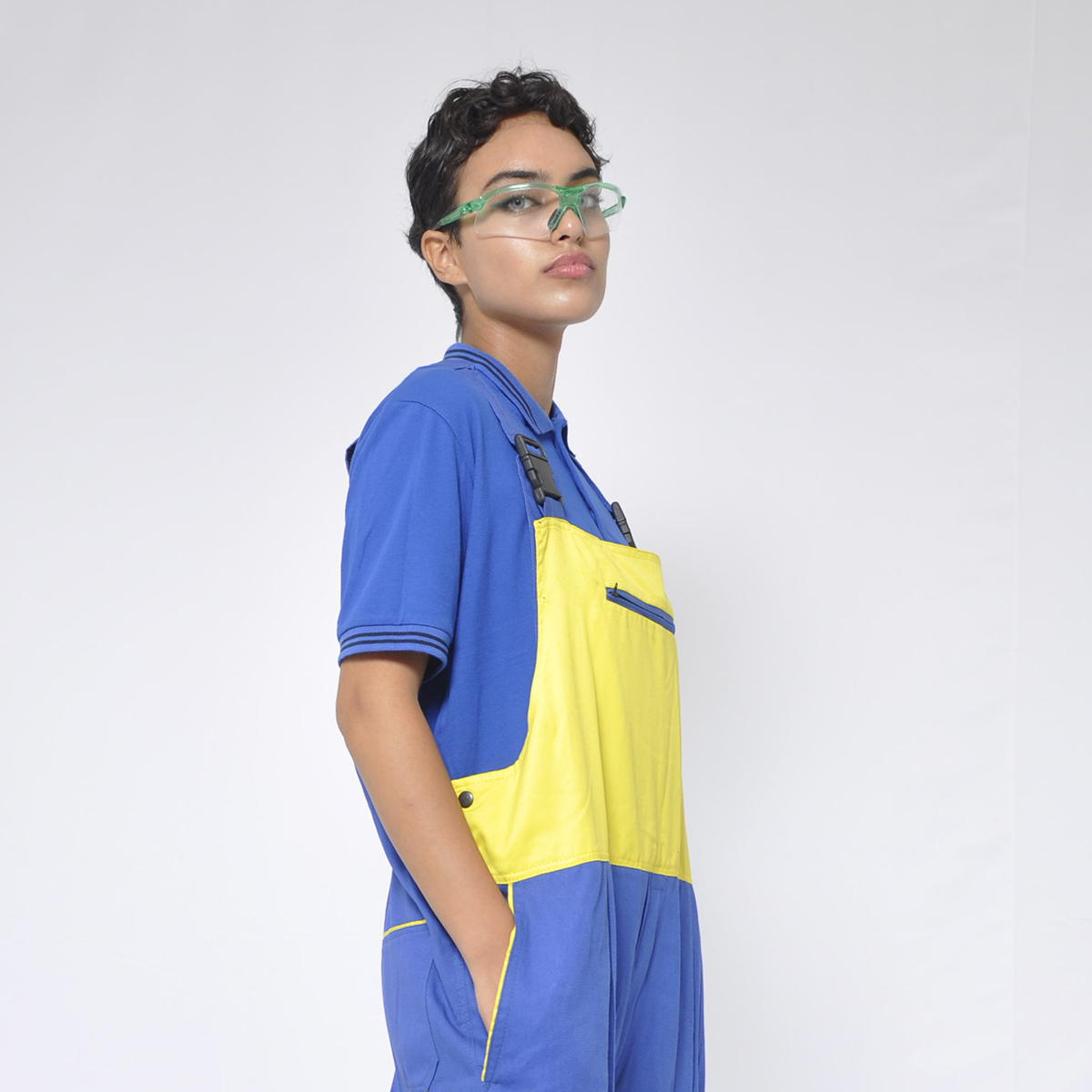 İki renkli kombinezon