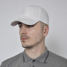 Beyaz pamuklu şapka