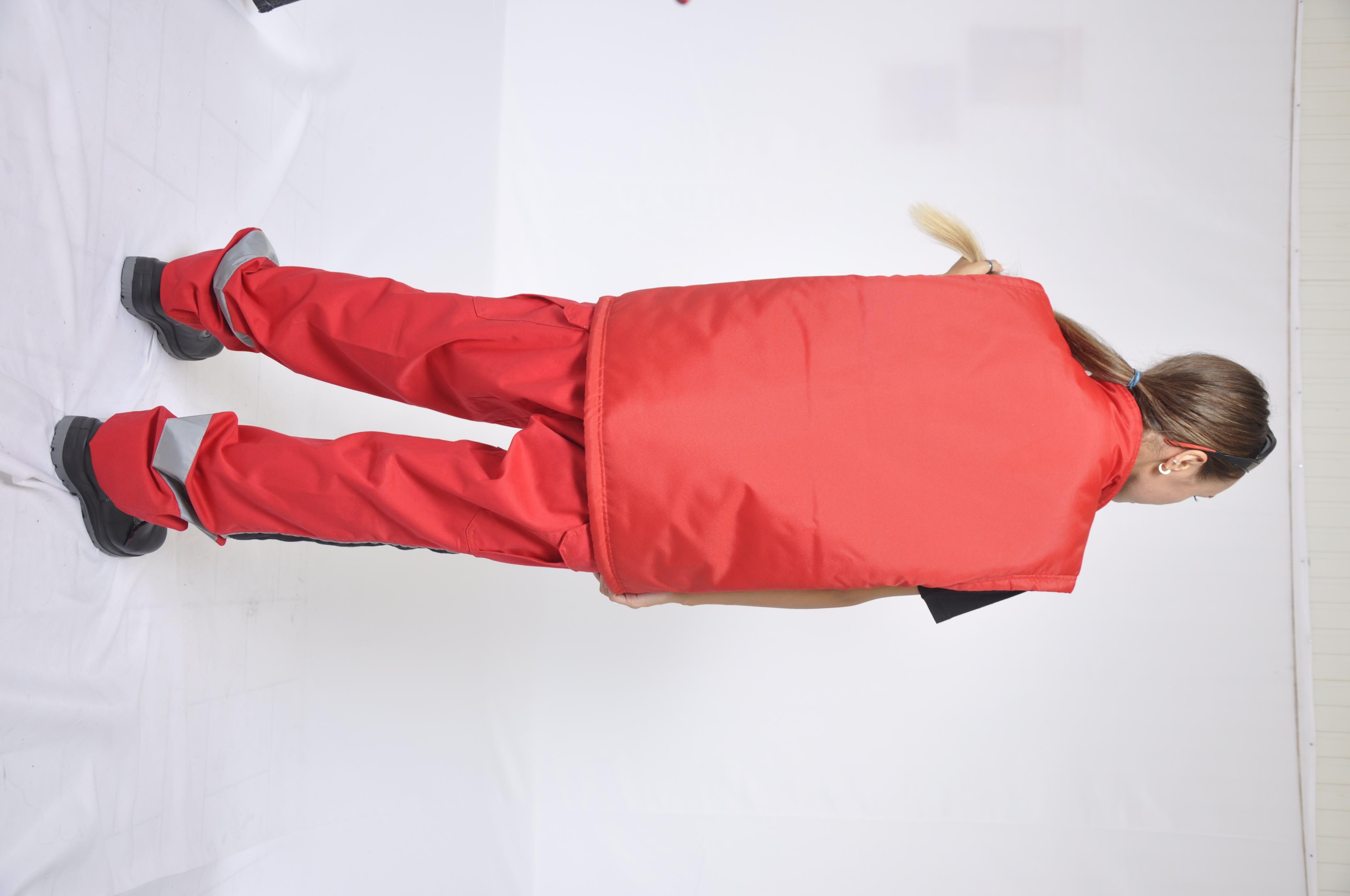 Kırmızı softshell yelek