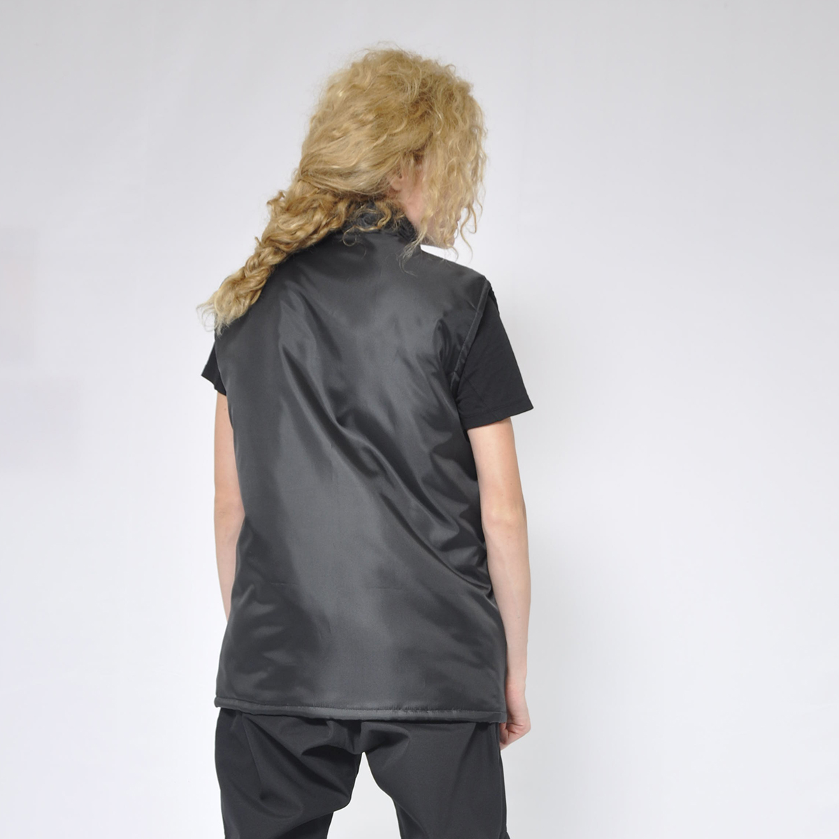 Black work vest