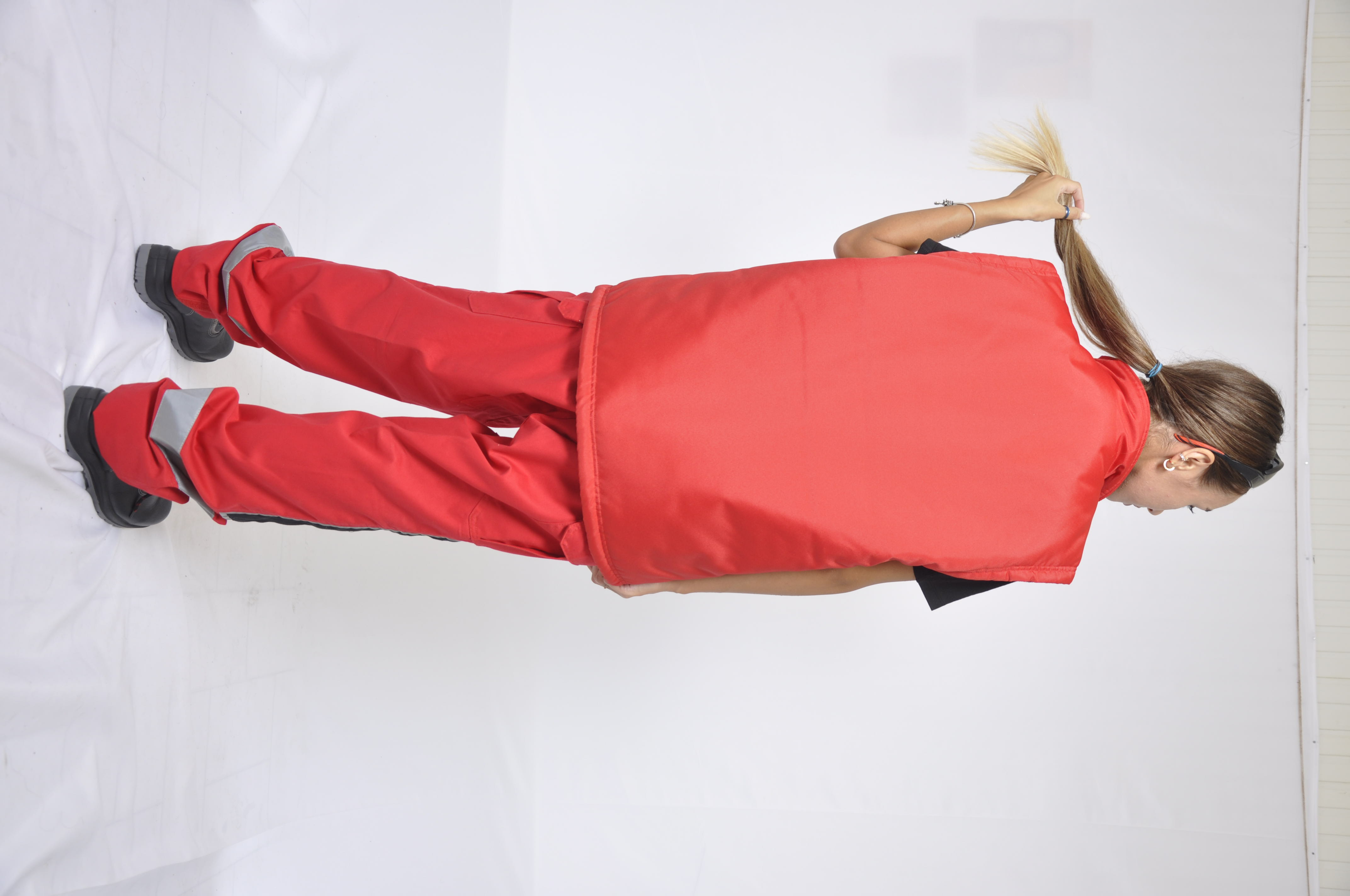 Kırmızı softshell yelek