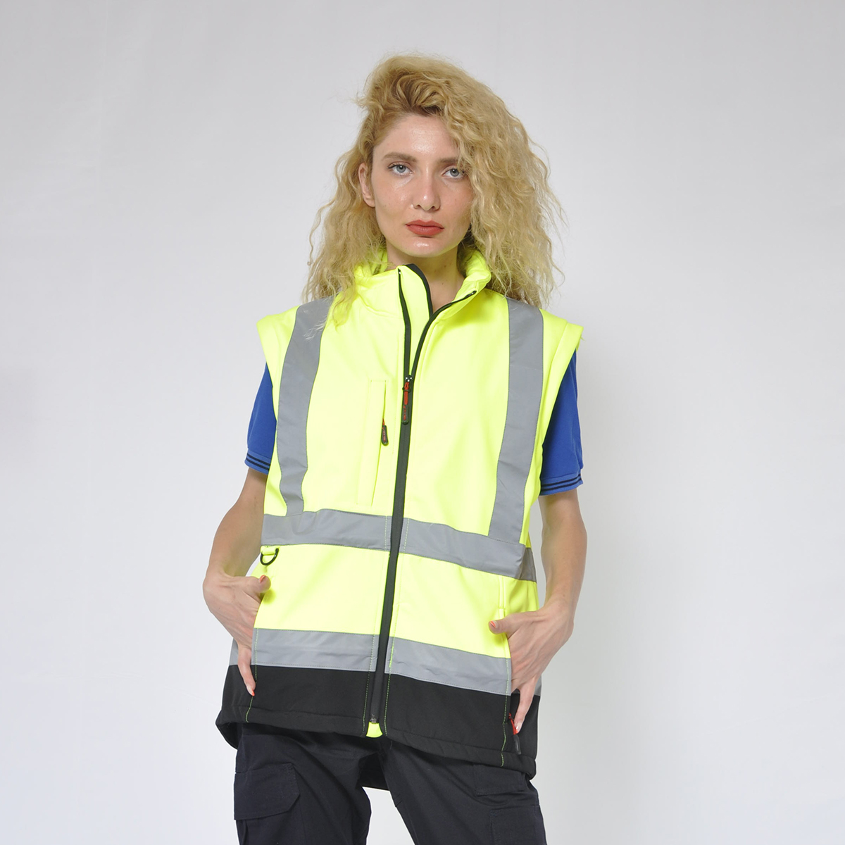 Reflektörlü  çok fonksiyonlu mont