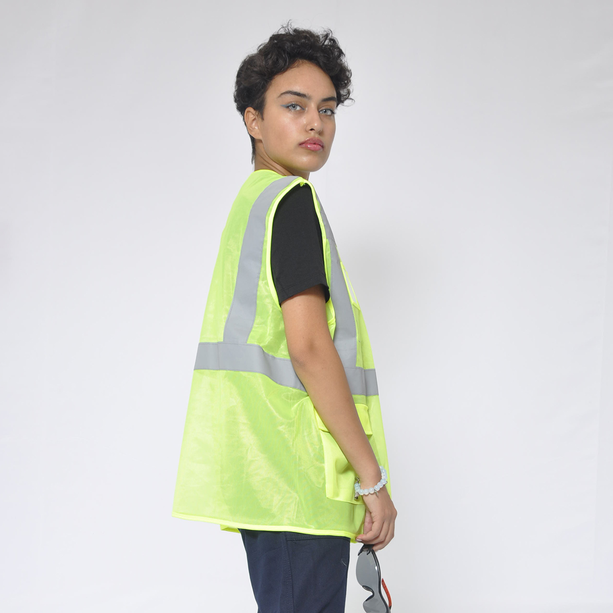 Reflektörlü Çok Cepli Yelek