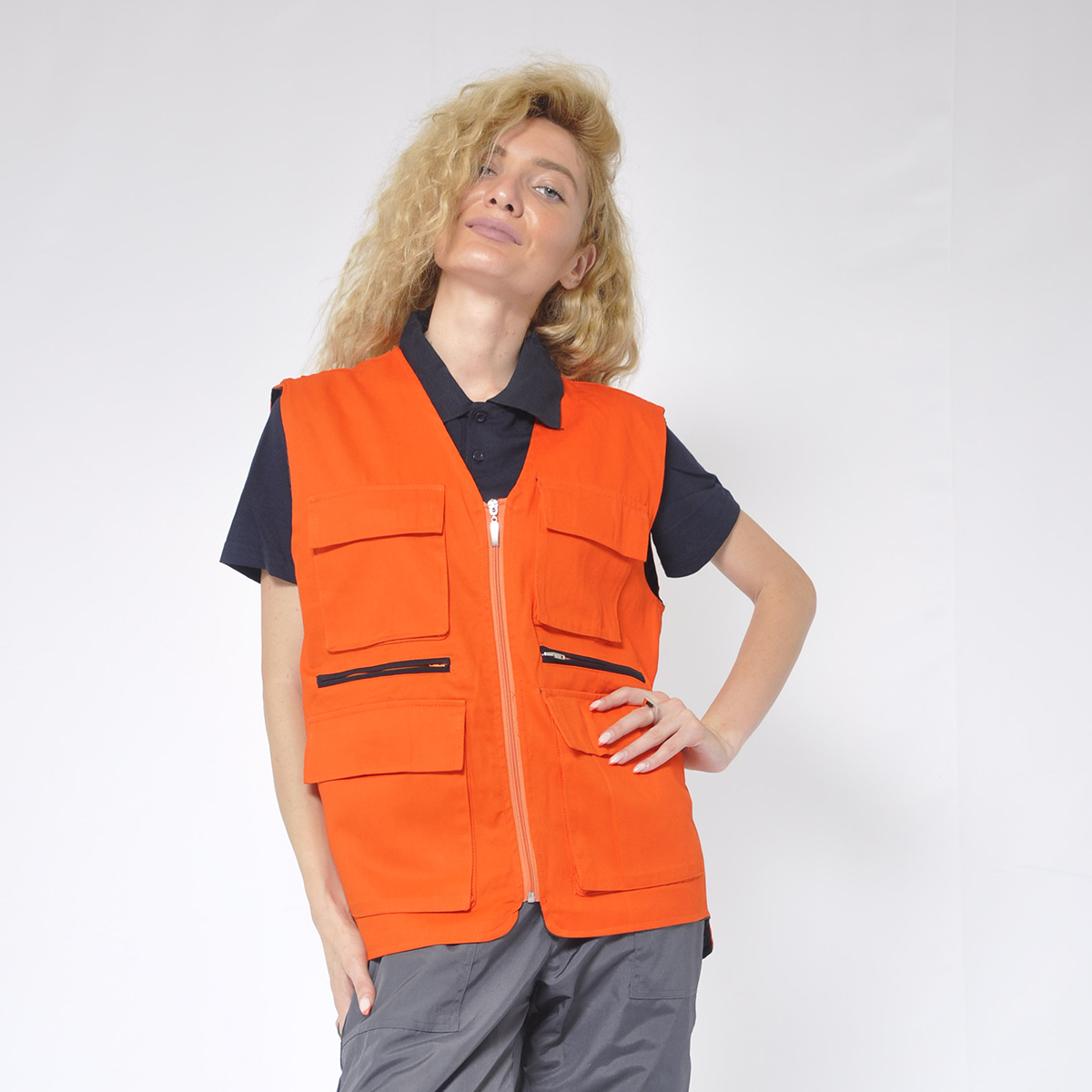 Çox Cibli Jilet - İşçilər Üçün Praktik və Funksional Geyim