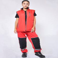 Red softshell vest