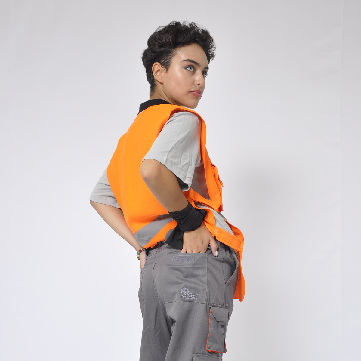 Reflektorlu Jilet  Narıncı Rəng