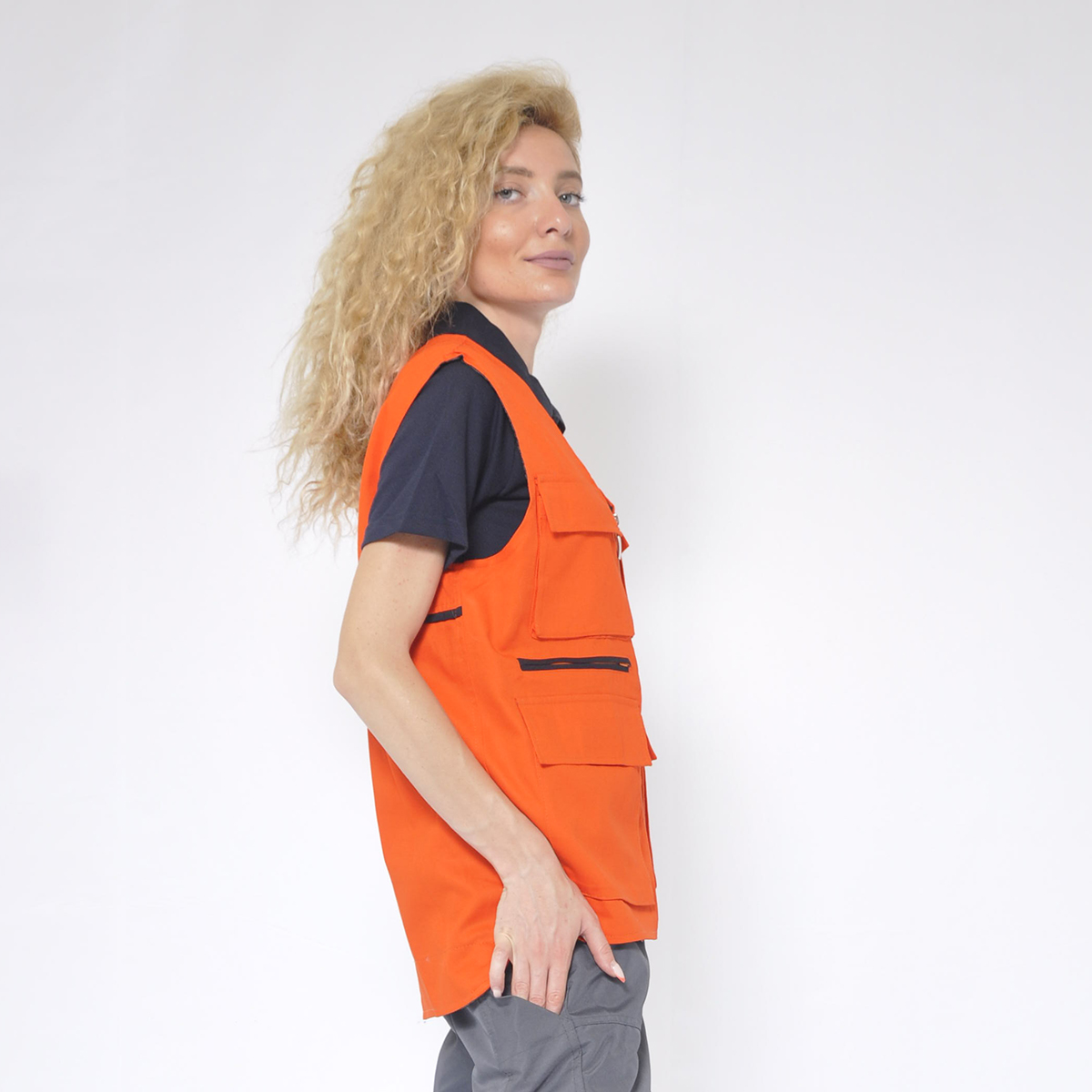 Çox Cibli Jilet - İşçilər Üçün Praktik və Funksional Geyim