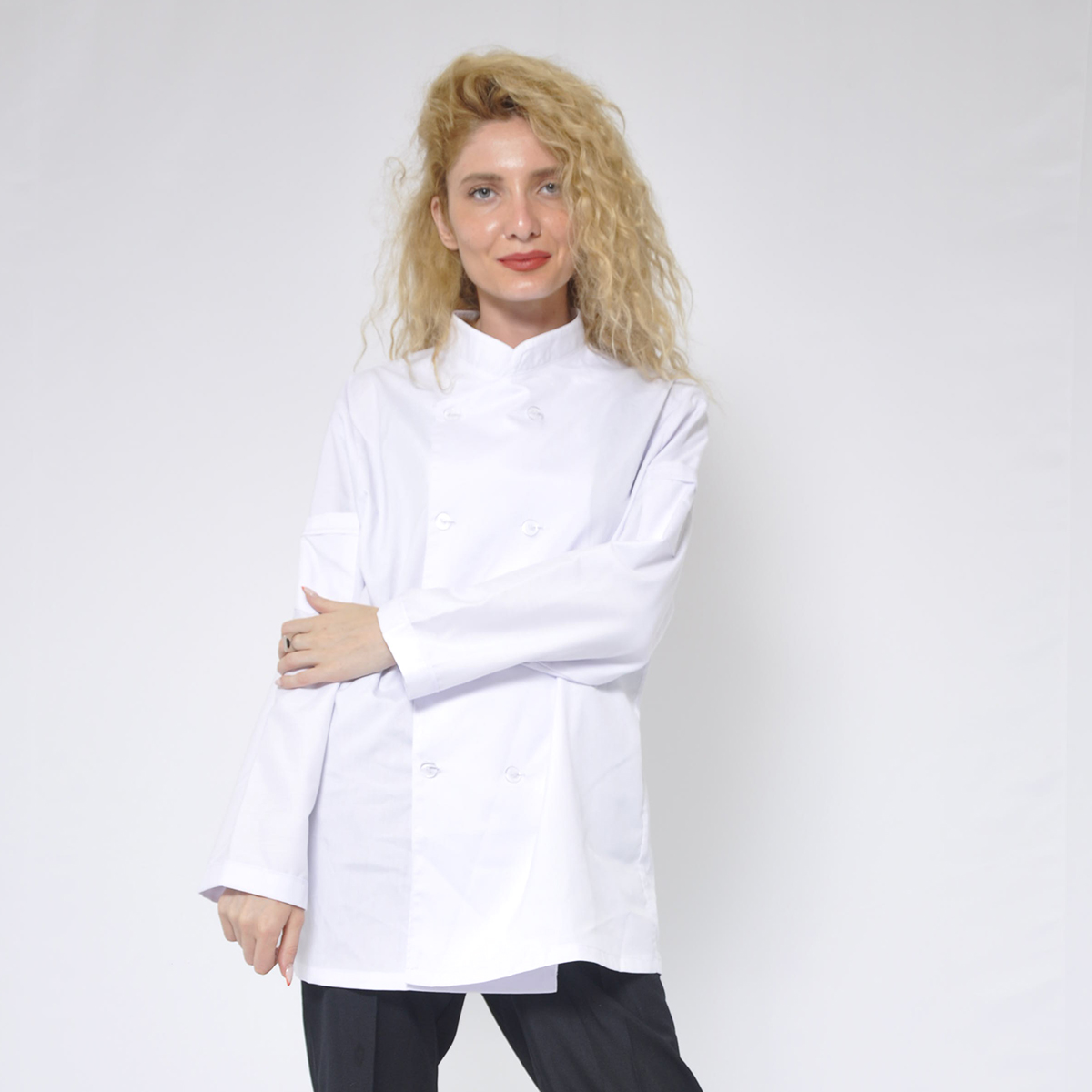 Çox düyməli aşpaz uniforması